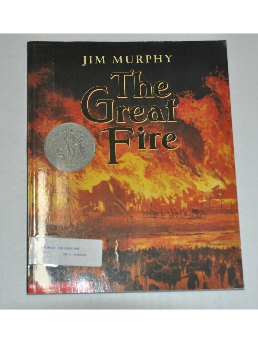 The Great Fire by Jim Murphy Paperback Book Scholastic Newberry Honor Book